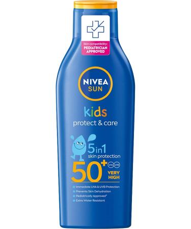 Nivea Sun Children Sun Lotion SPF 50+ | Long-Lasting & Water Resistant Formula - Buy Online on SooperMarket.com