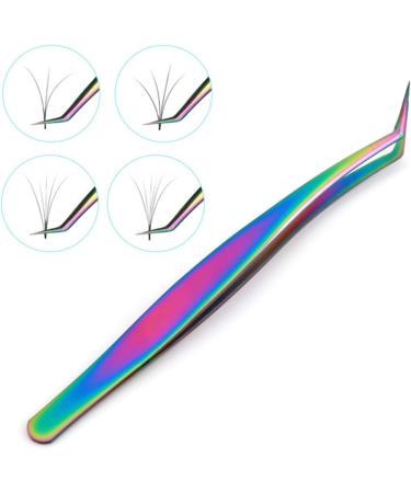 Verdant Touch Curved Tip Tweezers Curved Tip Eyelashes Extension Tweezer Alloy False Eyelashes Applicator Tool - Buy Online on SooperMarket.com