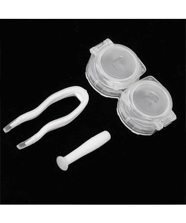 Buy Orange Contact Lens Case with Tweezers & Applicator Stick - International Shipping Available - Buy Online on SooperMarket.com