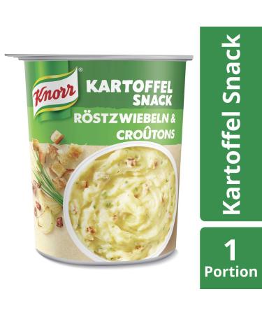 Buy Knorr Snack Bar Mashed Potatoes with Roast Onions & Croutons - Pack of 8 (8 x 53g) | International Shipping Available - Buy Online on SooperMarket.com