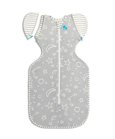 Love To Dream Swaddle Up Transition Bag Bamboo X-large (11-14kg) Ideal Fabric for Moderate Temperatures (20-24 C) Patented Zip-off Wings Gentle Transition from Swaddling to Arms-Free Sleep Grey X-Large (11-14kg) Grey