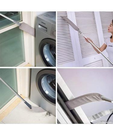 Hica Retractable Gap Dust Cleaner - Microfiber Hand Duster for Home & Kitchen - Removable and Washable - 25 to 60 inches - Gray - Buy Online on SooperMarket.com