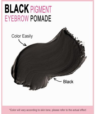 Black Eyebrow Stamp Stencil Kit Black for Black Women Perfect Water Resistant Eyebrow Powder Stamp - Buy Online on SooperMarket.com