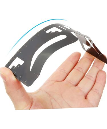 Beavorty 4 Pcs Eyebrow Ruler Makeup Tools Ink Stamp Brow Mapping Eyebrow Shaping Stencil Card Balance - Buy Online on SooperMarket.com
