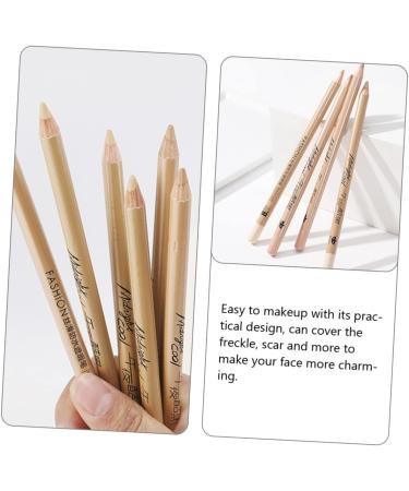 Healeved 16 Pcs Concealer Pen Concealer for Marks Makeup Concealer Women Makeup Supplies Wooden White - Buy Online on SooperMarket.com