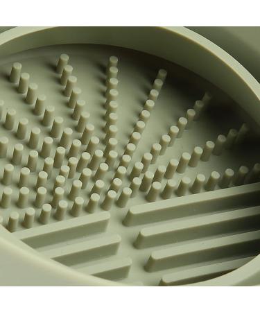 Dekaim Makeup Brush Cleaner Bowl Silicone Makeup Brush Cleaning Pad Bowl Scrubber Make Up Brush Cleaner Pad Portable To Clean for Brush Powder Puff - Buy Online on SooperMarket.com