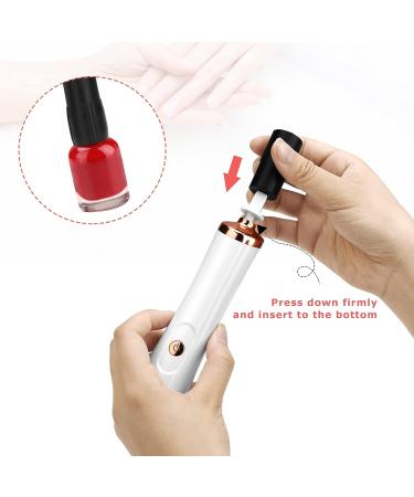 Electric Glue Shaker for Eyelash Extensions & Nail Polish - White - Buy Online on SooperMarket.com