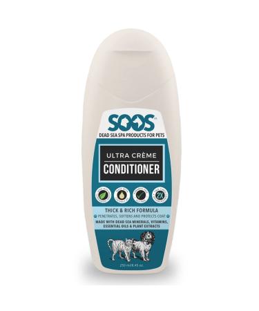 Soos Pets Natural Dead Sea Ultra Creme Conditioner, 250 mL/8.45 oz.