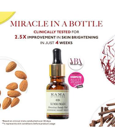 Kama Ayurveda Kumkumadi Night Serum 12ml | Beauty Ayurvedic Serum - Buy Online on SooperMarket.com
