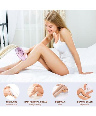 PureGlow Hair Removal IPL Hair Removal Device Permanent Hair Removal Device with 5 Energy Levels Painless Hair Removal for Women and Men Hair Remover for Facial Legs Arms Body (Black) - Buy Online on SooperMarket.com