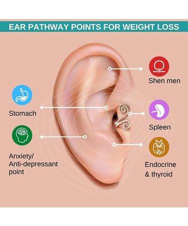 3Pairs Reetuzz Acupuncture Earring Acupressure Slimming Earrings Non Piercing Acupressure Earrings for Weight Loss (3 Pairs) - Buy Online on SooperMarket.com