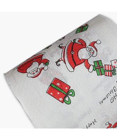 Amosfun Christmas Santa Toilet Paper Tissue Napkin Prank Fun Birthday Party - Buy Online on SooperMarket.com