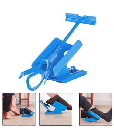 Sock Aid Kit Easy on & Easy off Assist for Putting on Your Socks and Taking Them off Without Bending Sock on Sock off Device Flexible Sock Slider and Stocking Aid