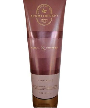 Bath and Body Works Aromatherapy Comfort Vanilla & Patchouli Body Cream 8 Oz.