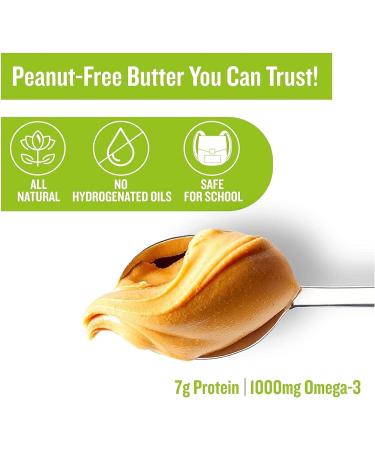 WOWBUTTER Crunchy Soya Spread - Peanut Butter Crunchy Alternative - Vegan, Gluten-Free, Halal, Kosher - 7g Protein, 1000mg Omega 3 - All-Natural - 500g (3 Pack) - Buy Online on SooperMarket.com