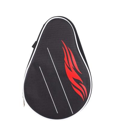 Dioche Table Tennis Racket Case, Lightweight Portable Ping Pong Paddle Carry Case Bat Bag Holder with Balls Pouch