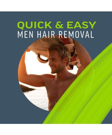 Veet Men Hair Removal Cream Chest & Body Sensitive 400ml each (pack of 2 800ml) Softer hair growth Dermatologically tested - Buy Online on SooperMarket.com