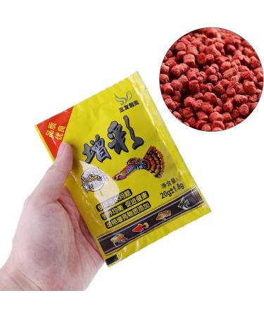 Tizuqe Small Fish Food Aquarium Feed Astaxanthin Carotene Contains for Household Nutrition Dishes Blue - Buy Online on SooperMarket.com
