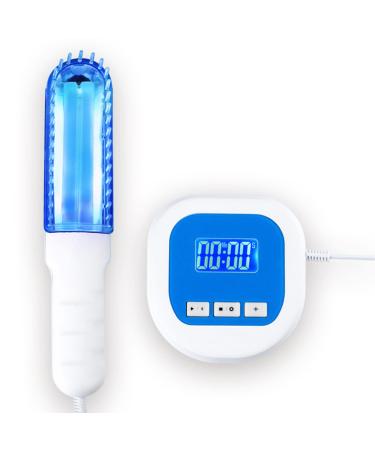 PPGE Home UV phototherapy light 311 Nm narrow-band UV-phototherapy lamp with LCD digital timer control and glasses for skin diseases body and scalp