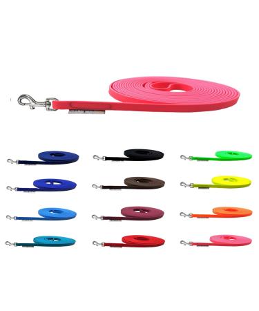 Drag line biothane dog leash small dogs 9mm 3m / 10m / 15m dog leash Bothane (1.30m without handbar