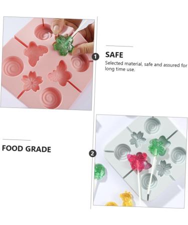 MAGICLULU 1 Set Lollipop Mold Silicone Molds Silicone Baking Molds Chocolate Baking Mold Child Square Tool - Buy Online on SooperMarket.com