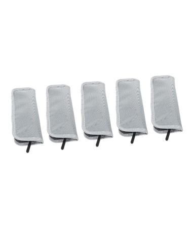 Portable Cooler 5pcs Insulin Cooler Pack Grey Insulin Cooler Box Oxford Cloth Bag Bag Portable Cooler Bag Greyx5pcs 20x7cmx5pcs