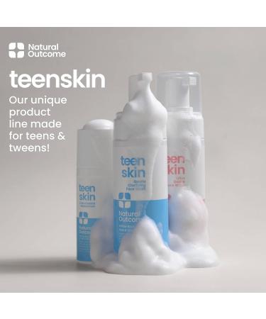 Teen Skin Face Wash Duo - Gentle Daily Foaming Face Wash for Boys & Girls | Non-toxic Ingredients | Prevent Acne | 2 x 5 oz Bottles - Buy Online on SooperMarket.com
