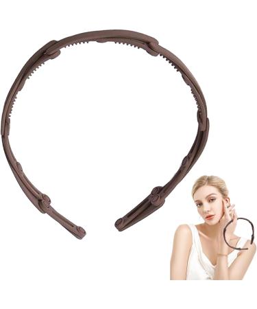 Foldable Hair Bands | Hair Bands | Compact Hair Bands Portable Stretchy Foldable Headband Foldable Travel Headband Hair Accessories Headband for Business Trips Daily Outing Light Coffee - Buy Online on SooperMarket.com