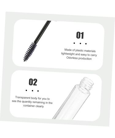 Baluue 32pcs Mascara Empty Tube Mascara Sample Containers Portable Mascara Bottle Lash Containers Plastic - Buy Online on SooperMarket.com