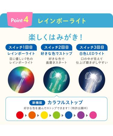 BabySmile Kids Sonic Electric Toothbrush with Rainbow LED and Smart Timer | Made in Japan | 2-Stage Baby & Toddler Toothbrush | 2 Ultra Soft Brush Heads (Yellow) - Buy Online on SooperMarket.com