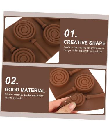 Ciieeo 2pcs Lollipop Mold Festival Baking Mold Lollipop Ball Molds Cookie Molds Sphere Lollipop Fondant Molds Sucker Molds Sucker Lollipop Silicone Cake Fudge Silica Gel Chocolate Candies - Buy Online on SooperMarket.com
