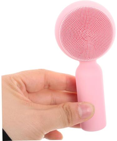 Gogogmee Silicone Face Brush Silicone Face Scrubber Silicone Facial Scrubber Facial Cleansing Brush Face Scrubber Face Scrubbers Silicone Brush for Face Facial Exfoliator Brush Facial Brush 11x5cm Pink - Buy Online on SooperMarket.com