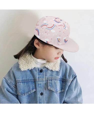 XYIYI Kids Baby Baseball Cap | Cotton Sun Hat for 4-8 Years | Adjustable Trucker Sport Visor Cap in Rainbow - Buy Online on SooperMarket.com