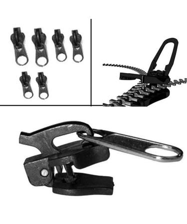Removable Metal Zipper Repair Set - Zipper Pulls for Jackets Suitcases & Backpacks - Black - Buy Online on SooperMarket.com