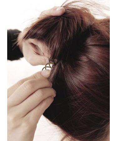 Mini Skater 1.88 Spiral Hair Pin Twist Barrette Spin Pins - Brown Set of 20 - Non-Scratch Round Tips for Women's Bun Hair Style DIY - Buy Online on SooperMarket.com