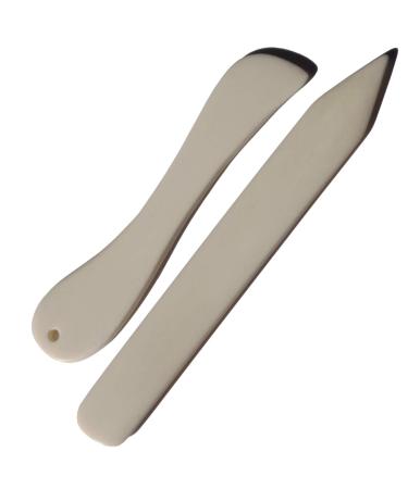 VENCINK Genuine Bone Folder Paper Creaser Set Folding Scoring Burnishing Crafting Scrapbooking Tool for Bookbinding Paper & Leather Crafts Card Making and Office Supplies