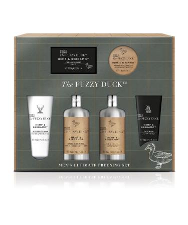Baylis & Harding The Fuzzy Duck Men's Hemp & Bergamot Luxury Ultimate Preening Gift Set (Pack of 1) - Vegan Friendly