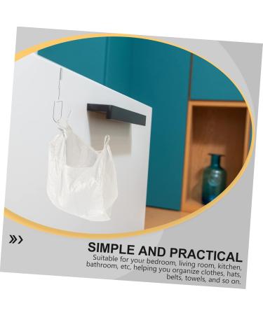 CHILDWEET Wall Coat Hanger 4pcs Wall Mounted Hooks Wall Mount Hooks Door Hanger Hook Door Hook Towel Organizer 19X9X5CM White - Buy Online on SooperMarket.com