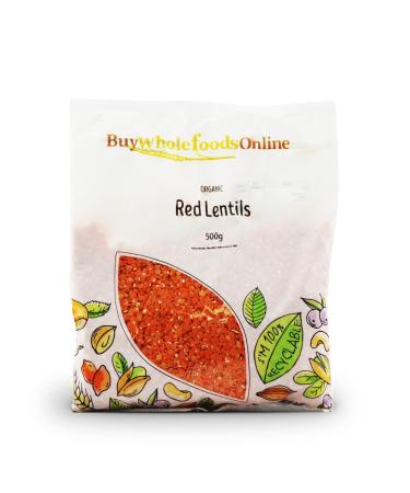 Organic Red Lentils 500g (BWFO)