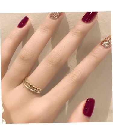 strong nail glue Solid Nail Glue Gel Art Rhinestone Strong Glue for False Nail Tip Mold Diy Nail Art Design solid nail glue 1 Pc - Buy Online on SooperMarket.com