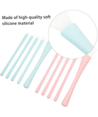 Didiseaon 2 Sets Silicone Makeup Brush Lip Applicators Eyeliner Applicator Eye Shadow Lip Liner Brush Silicone Facial Mask Brush Skincare Brush for Mud Concealer Lips Silica Gel Lip Brush - Buy Online on SooperMarket.com