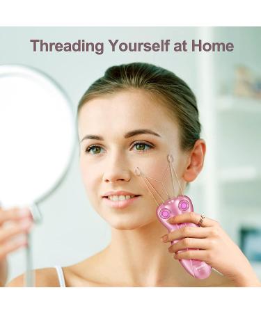 Electric Facial Threading Hair Remover for Women - Automatic Epilator for Fine Hair on Face, Chin, Upper Lip, Arms - Buy Online on SooperMarket.com
