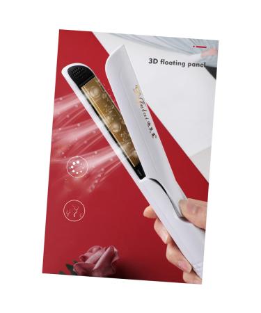 BELLIFFY 1pc Household Hair Curler Hair Straightening Comb Curling Wand Electric Hot Comb Hair Roller White 29.00X3.00X3.00CM White
