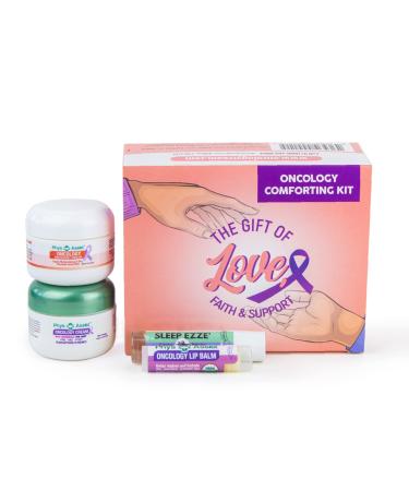 PhysAssist - Comfort kit for Chemo & Radio Patient . The Gift of Love, Faith & Support. 2-1.5 oz face and body cream plus lip balm & roll-on
