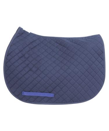 TuffRider Basic All Purpose Saddle Pad | Equestrian Bareback Riding Pad | Horse Riding Pad Navy