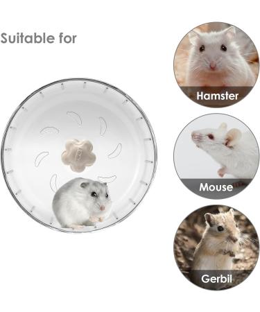 iFCOW 17CM Silent Hamster Running Wheel - Exercise & Toy for Gerbils, Mice, Small Animals - Buy Online on SooperMarket.com