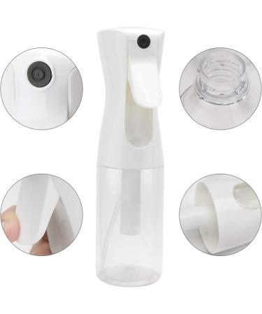 Suream 5.4oz Clear Continuous Mister Hair Spray Bottle - Refillable for Hair Styling, Gardening, Ironing - 160ml Clear Spray Bottle - Buy Online on SooperMarket.com