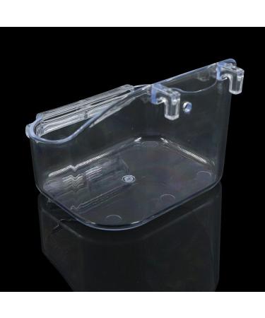 Parrot Bath Box Bird Cage - 1 Piece Parakeet Caged Accessory Supplies Bathing Tub Bath for Most Birdcage Pet Parrot Budgie Parakeet Lovebird Cockatiel Cage Water Shower Transparent - Buy Online on SooperMarket.com