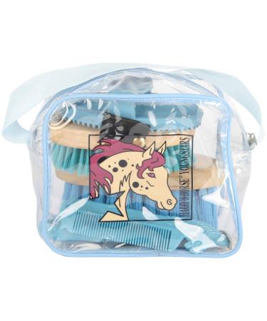 Harry's Horse Mini Grooming kit color: light blue light