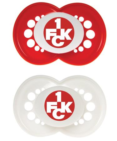 MAM 66186001 - Football"1. FC Kaiserslautern" 6-16 months silicone double pack